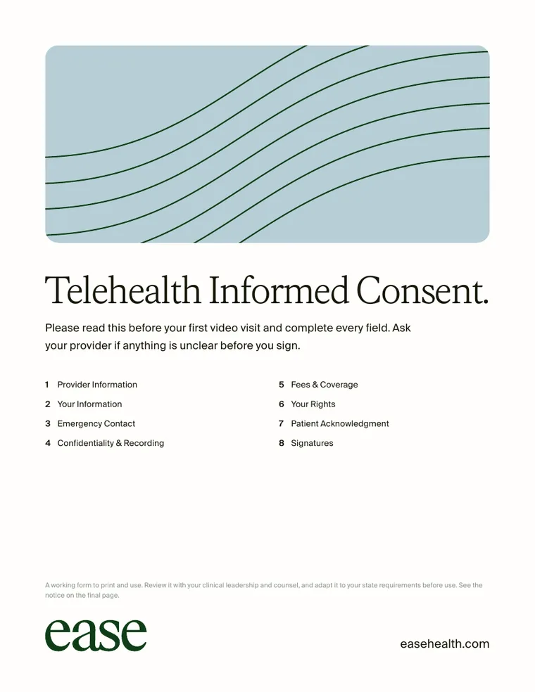 Telehealth Informed Consent